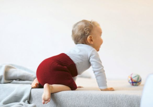 change bébé en laine