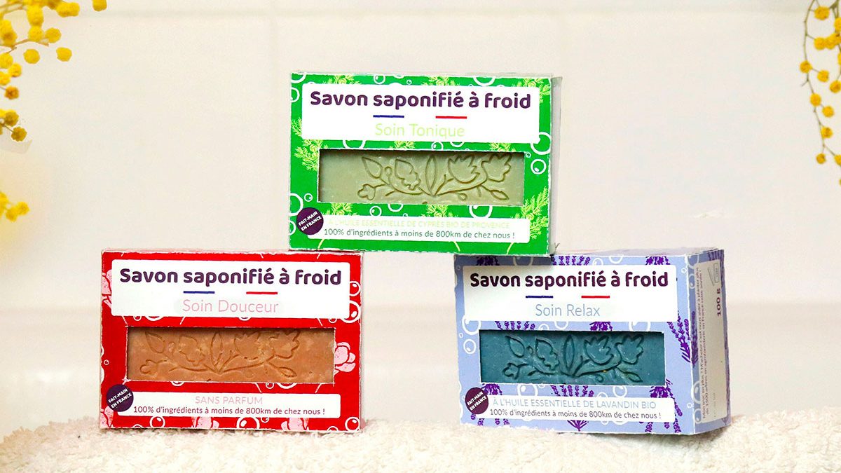Dans ma salle de bain zéro déchet, il y a… un savon saponifié à froid