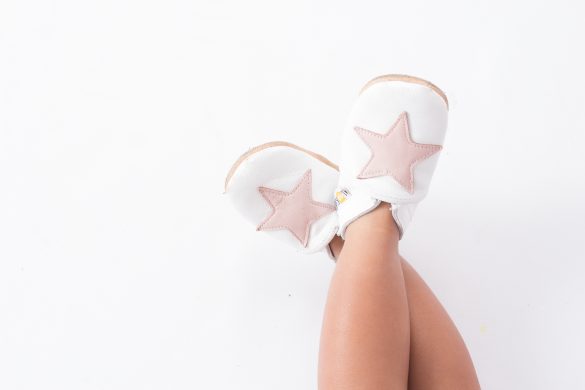 chaussons lookidz étoile rose