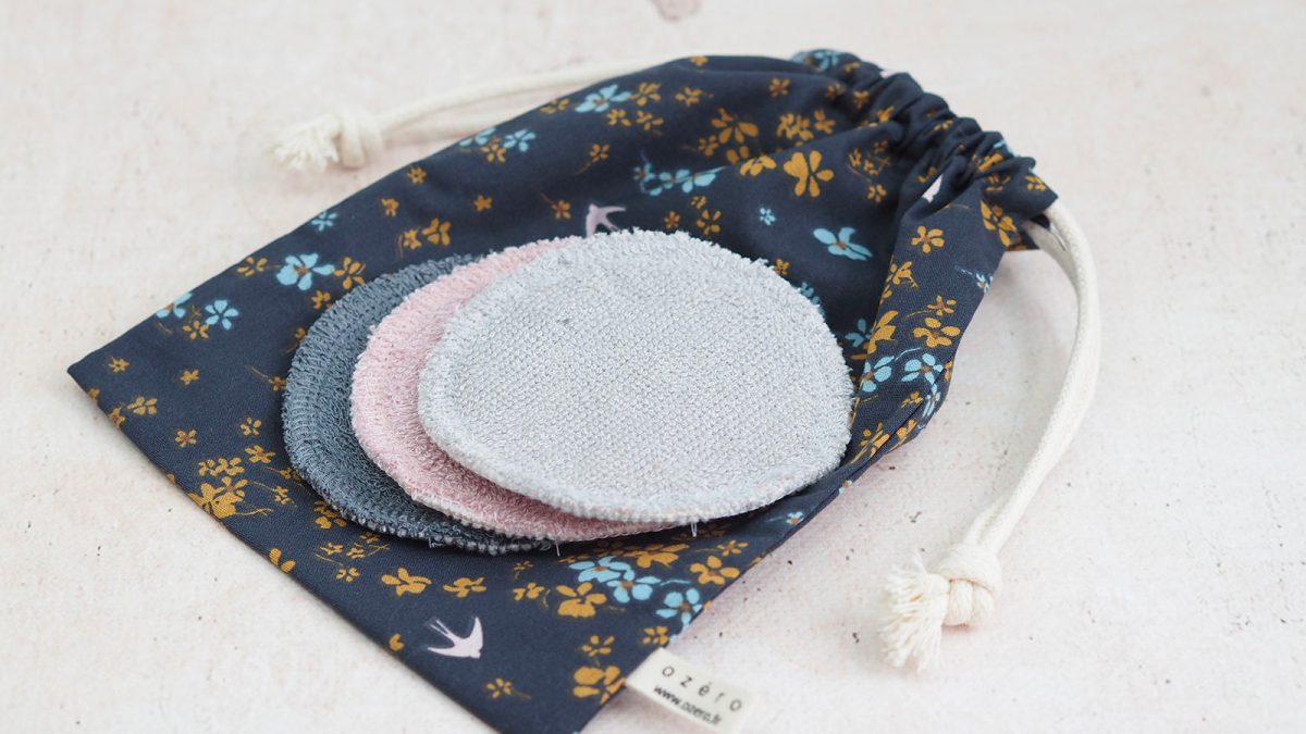 Lingettes démaquillantes lavables